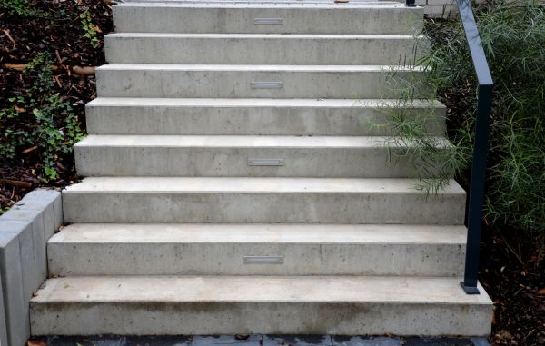 Poured Step Installation in Rapid City