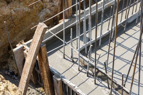Concrete Footing Pouring in Rapid City