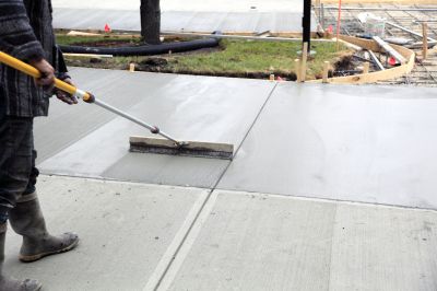 Freshly Poured Concrete