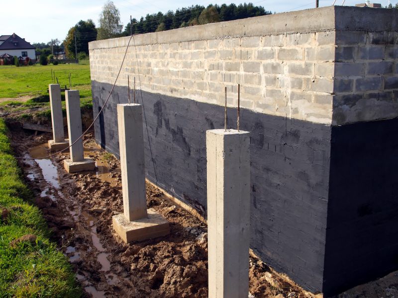 Wall Foundation Construction